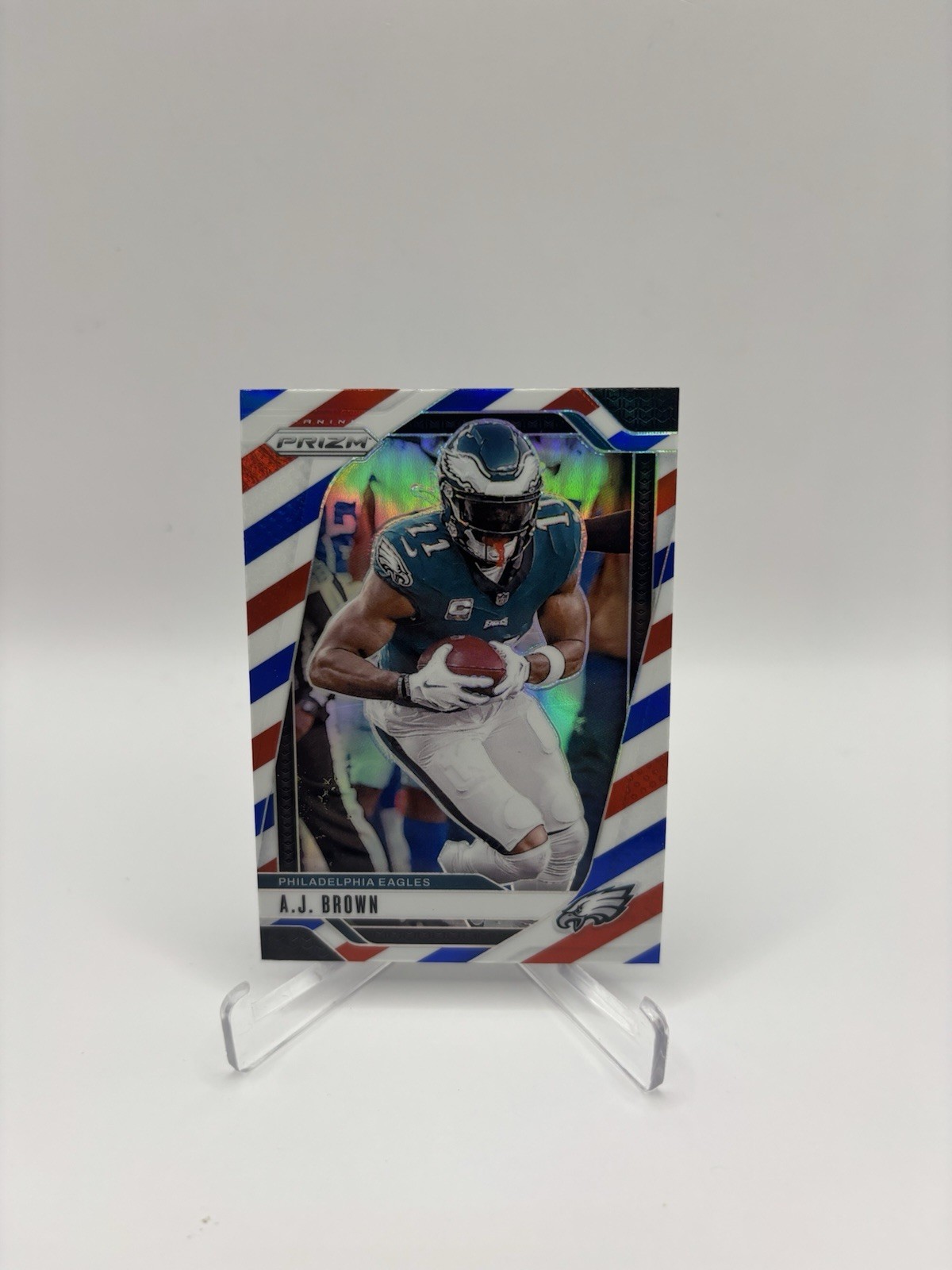 2024 Panini Prizm AJ Brown Red White Blue Prizm Philadelphia Eagles #233