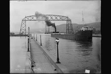 United States ship canal, DO Mills, steamers, cargo ships, Duluth, Minnesota,