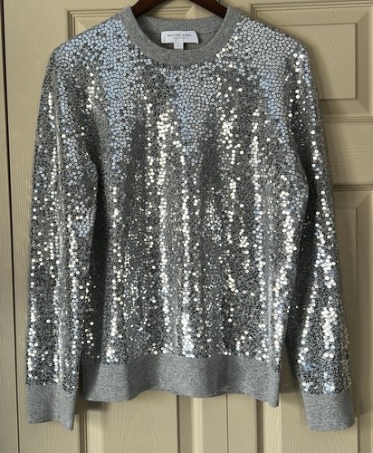 Michael Kors Collection Cashmere Sequin Sweater Size Large
