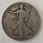 1920 50c Walking Liberty VG Half Dollar 90% silver KM 142 circulated U.S. coin