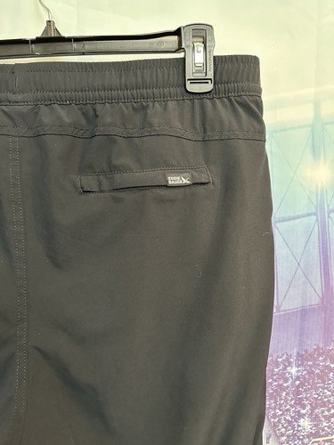 Eddie Bauer Women Fleece Lined Pants Black 14 Joggers Comfy Winter Zipper Pocket - Picture 13 of 17