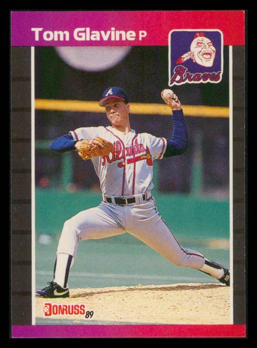 1989 Donruss #381 Tom Glavine Atlanta Braves BASEBALL Card