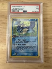 Vaporeon 19/115 Unseen Forces Holo Psa 7