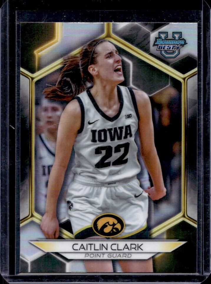 2023-24 Bowman Best U Caitlin Clark Refractor #30 Hawkeyes