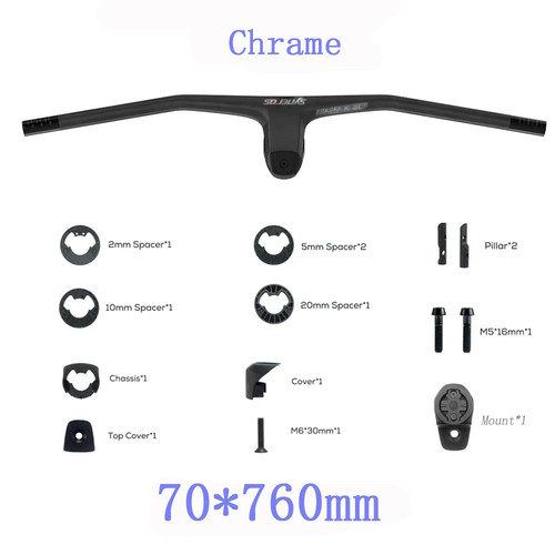 Syncros Carbon Suspension Handlebar for Mountain Bike Width 20 Degree Angle - Picture 42 of 48