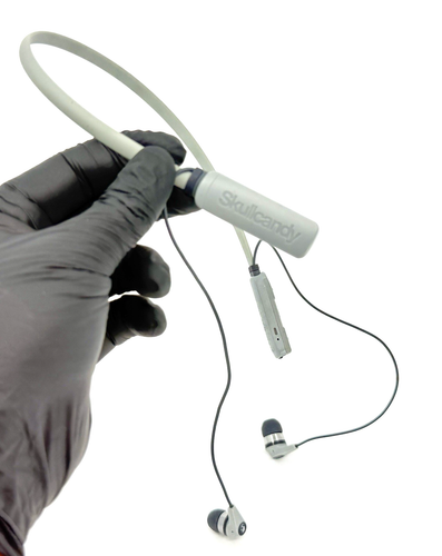 SKULLCANDY GREY Headphone Mic Ink'd Wireless Bluetooth Earbuds - Tested - Picture 2 of 7