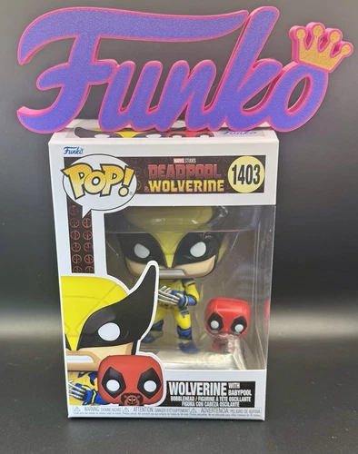 Funko Pop! Vinyl: Wolverine with Deadpool Babypool #1403