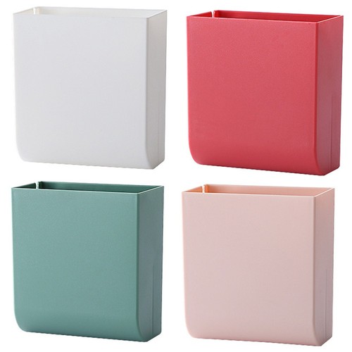 4 Pcs Remote Control Storage Box Wall Mount Phone Bracket Holder for Nightstand - 第 10/12 張圖片
