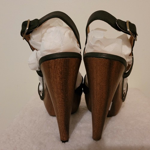 New Qupid high heels Sandal's size 6 black Dress up or down Great Shoe - Picture 5 of 12
