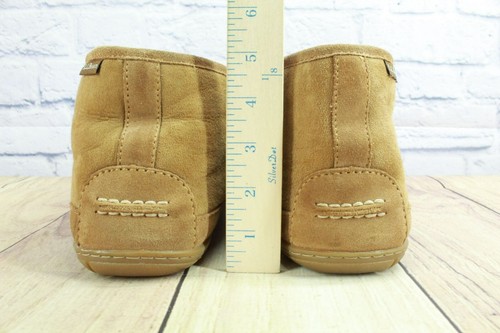 Stivali mocassino LL Bean uomo scamosciati cattivi buoni foderati in shearling larghi 11 - Foto 6 di 9