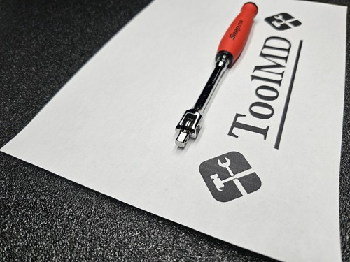 Snap-on Tools INVERTED RED 1/4" Drive 6-1/2" Length Soft Breaker Bar THBB10 - Picture 2 of 17