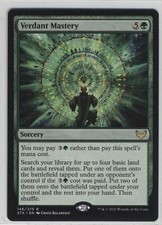 Magic the Gathering Verdant Mastery Strixhaven: School of Mages x1 MTG