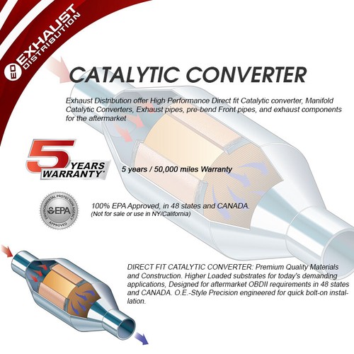 TOYOTA 4Runner 4.0L 2003-2012 Catalytic Converter REAR RIGHT - Bild 4 von 4