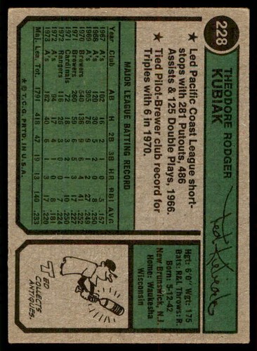 1974 TOPPS BASEBALL YOU PICK SEE SCANS ALL GRADES HUGE SELECTION ON EBAY LOT #2 - Picture 241 of 481