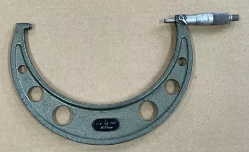 Mitutoyo #103-222A, 7-8 in, Outside Micrometer, 0.0001 Accuracy