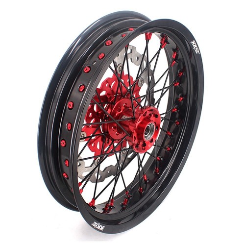 KKE 17" Supermoto Wheels Fit Honda XR400R 1996-2004 XR600R 1991-2000 CNC Hub Rim - Picture 6 of 12