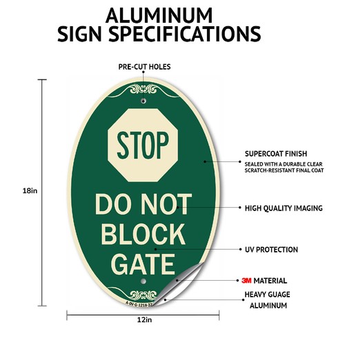 Reserved Parking Up to $500 Fine (Handicapped Symbol) 12" x 18" Aluminum Sign - Picture 2 of 4