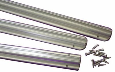 5-9mm C Kanal Wohnwagen Wohnmobil Campervan Markisenschiene Set 3x 1,2m Streifen 3,6m