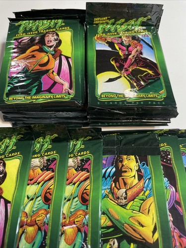 1993 DEFIANT PLASM SIGILLATO IN FABBRICA 25 CONFEZIONI HOBBY CARTE FUMETTI - Foto 4 di 5