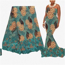 EcoLuxe African French Lace: 5 Yards of Exquisite Swiss Gui