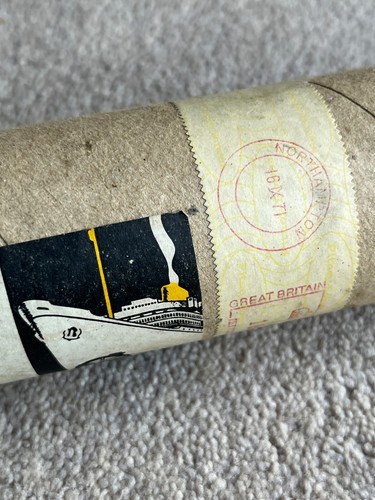 1971 Set of 5 Plans for 1840 12 Gun Brig by Bassett-Lowke / Harold A Underhill - Picture 13 of 13