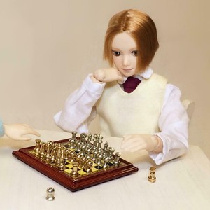 1-12-Scale-Dollhouse-Miniature-Chess-Doll-House-Accessory-Living-Room-Home-UKP