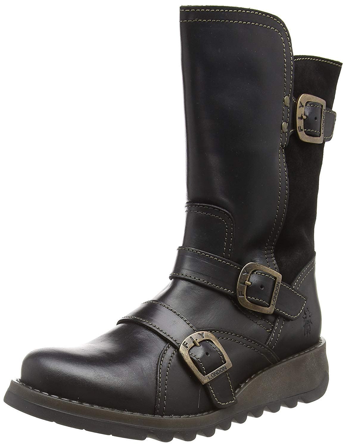 Fly Fly Fly london Selk350fly Black Leather Womens Mid Calf Boots 76a4cf Fly Fly Fly london Selk350fly Black Leather Womens Mid Calf Boots 76a4cf