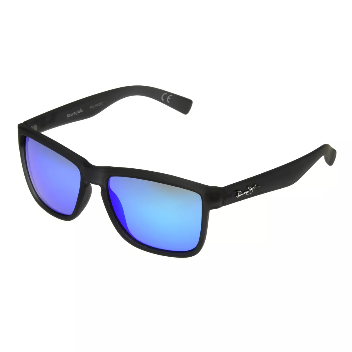 Panama Jack Polarized Classic Sunglasses - Blue Mirror Impact Resistant  Lenses