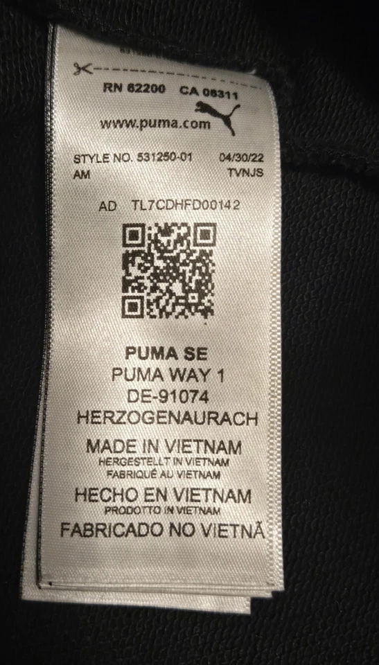 BMW женщин M Motorsport логотип Puma толстовка пуловер 1/4 молнии средний - Изображение 4 из 4