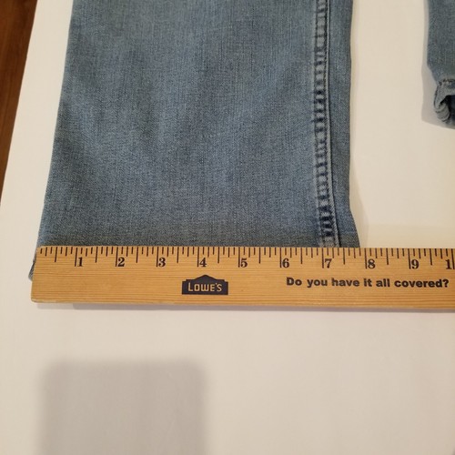 Lee Jeans Women's 16 Capri Bursting Brights Blue Denim New With Tags - Picture 7 of 8