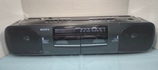 Used Untested Sony CFS-W303 Radio Cassette Boombox Radio Cassette Recorder