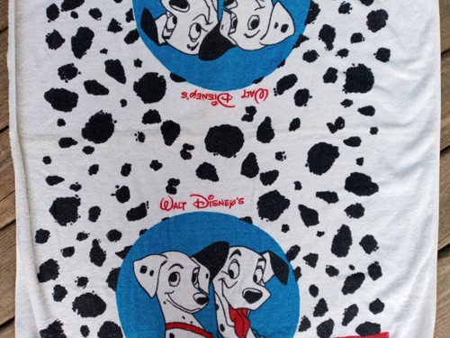 Vtg 1990's FRANCO 101 Dalmations Beach Towel 60" x 30" - Picture 3 of 8