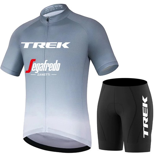 Men Cycling Bib Shorts Riding Shirt Sets Quick Dry Cycling Tops Riding Shorts - Picture 2 of 8