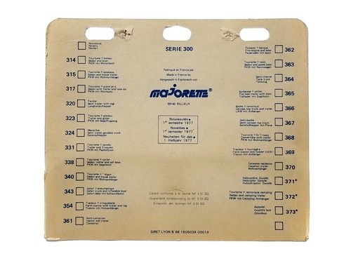 Majorette Saviem Canvass Top Truck + rimorchio / 1977 / #366 / Made in France - Foto 10 di 10