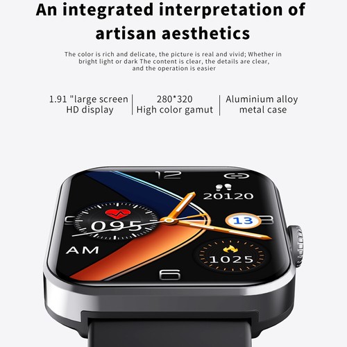 Smartwatch Touchscreen Salute Fitness Smartwatch Pedometro Donna Orologio Uomo - Foto 3 di 14