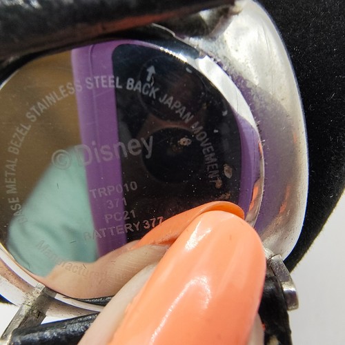 Reloj Mujer Disney Maléfica 36mm Banda Negra Bella Durmiente Batería Nueva - Imagen 14 de 24