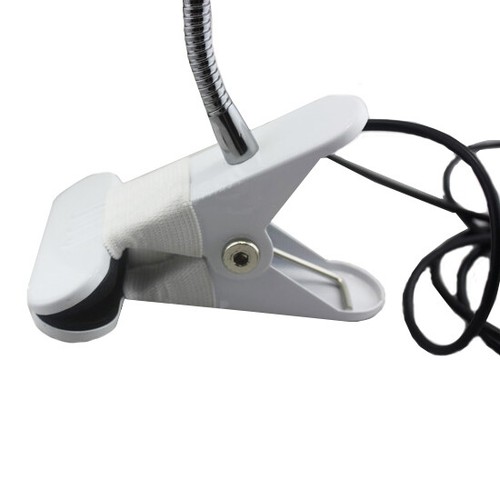 3W LED Gooseneck Picture Plug-in Light Clip Clamp Reading Lamp E27 Bulb Button - Picture 10 of 12