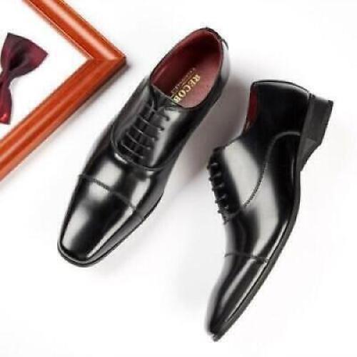Zapatos de vestir informales para oficina de negocios con cordones punta primavera otoño primavera otoño 2024 - Imagen 11 de 11