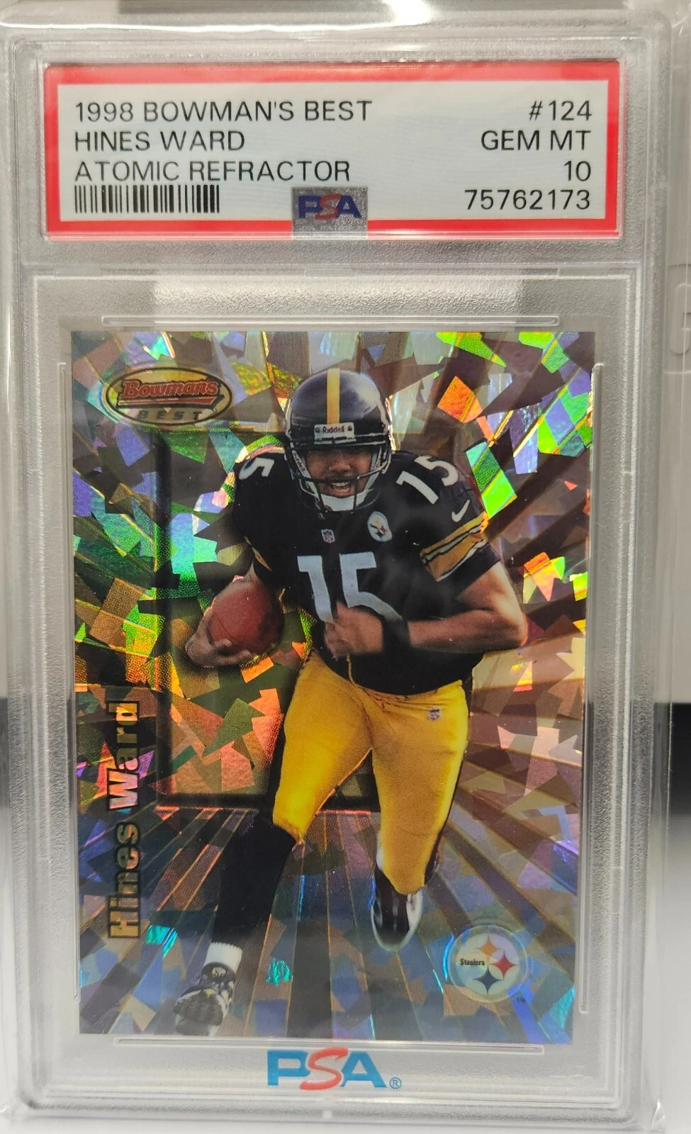 Hines Ward Bowman's Best #124 Atomic Refractor