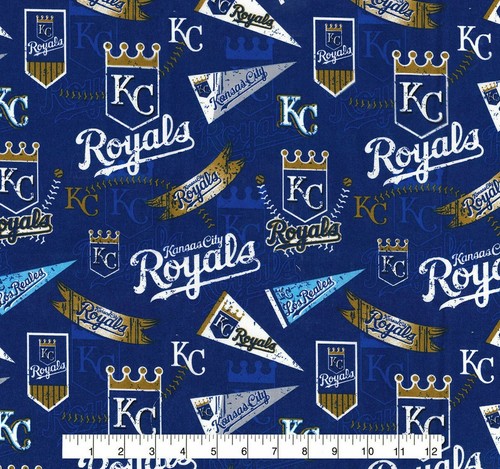 Tela de algodón de béisbol MLB por 1/4 de yarda - ELIGE EQUIPO - 9""L x (42-58"" W) - Imagen 16 de 34