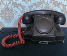 Rare Vintage telephone. Carbolite. USSR.