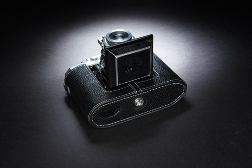 Genuine Real Leather Half Camera Case Bag Cover for Mamiya Six 6 Folding Camera - Picture 4 of 16