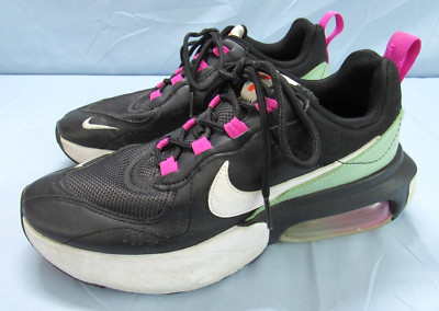 NIKE AIR Max Verona BLACK/PINK Leather/Mesh LACE-UP Athletic Shoes SNEAKERS 7.5