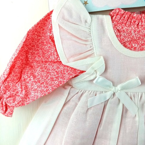 Vintage 17.7" Doll Dress, red, Country Style Dress, Made in Germany - Picture 10 of 10
