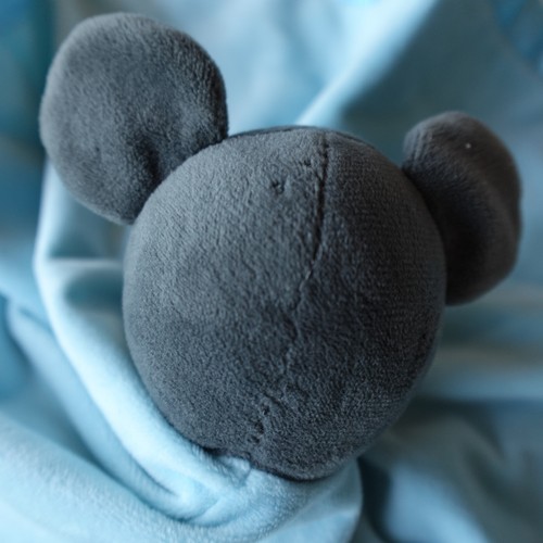 Mickey Mouse Lovey Security Blanket Plush Baby Boy Blue Disney - Picture 8 of 9