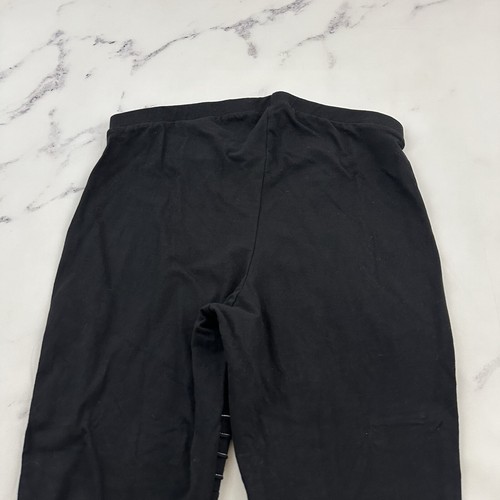 Torrid Damen Plissee Leggings Übergröße 2 schwarz gerippt Stretch hoher Bund - Bild 6 von 7
