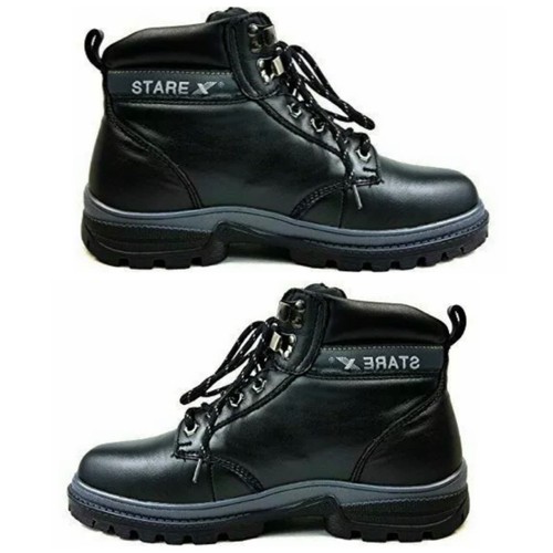 EXTRA BREITE Herren Leder leichte flexible Sicherheitskappe Zehenpartie Arbeitsstiefel EN ISO 20346 Größe - Bild 10 von 83