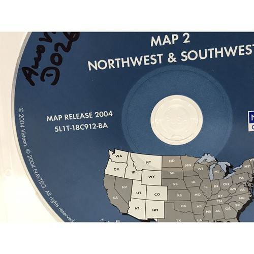 2003-2006 FORD EXPEDITION NAVIGATION DISC CD MAP NW SW WA OR ID MT WY UT AZ D026 - Picture 2 of 4