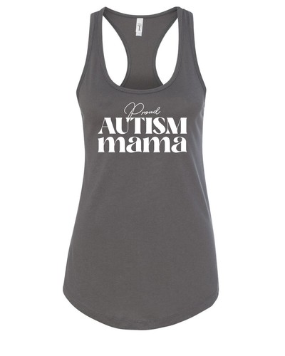 Tank Top Proud Autism Mama Shirt Gift Mommy Autism Awareness Day Puzzle Piece - Picture 5 of 11