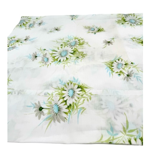 VTG 1970s Springmaid Wondercale Fresh Daisies Blue Percale King Pillowcase USA - Picture 6 of 10